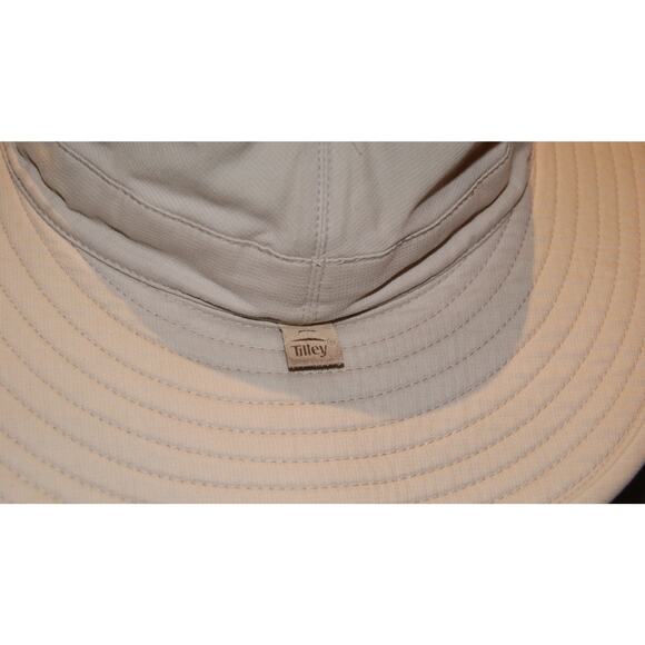 Tilley Airflow Hikers Hat Sun Cap Size 7 1/4 Tan Beige Camping Outdoors Canada - Picture 4 of 9